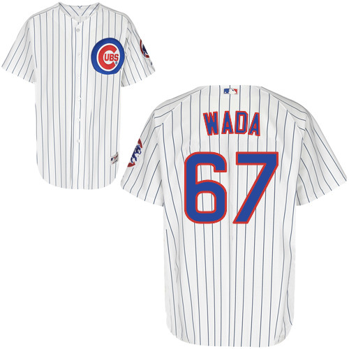 Tsuyoshi Wada #67 MLB Jersey-Chicago Cubs Men's Authentic Home White Cool Base Baseball Jersey